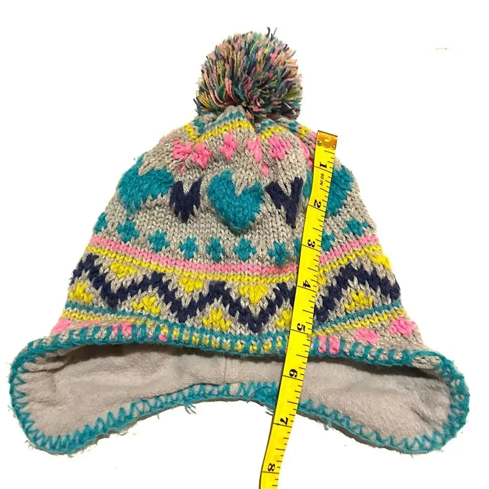Carter's Fair Isle Pom Pom Winter Hat Toddler Girls